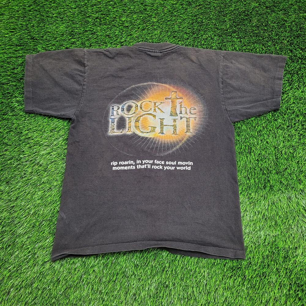 Vintage 90s Jesus Christian Shirt Womens Medium 19x23 USA